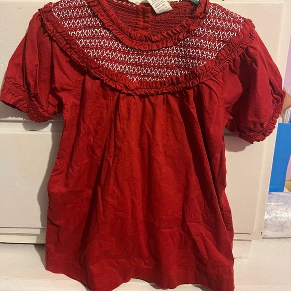 kate quinn Other - Kate Quinn Size 4t Red Blouse
